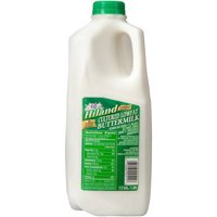 Hiland Cultured Low-Fat Buttermilk, Half Gallon