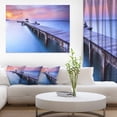 thumbnail image 1 of Purple Seas and Long Wooden Pier, 1 of 3