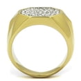 thumbnail image 4 of Anillo Color Oro Para Hombres de Acero Inoxidable Diamantes Octagono, 4 of 4
