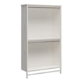thumbnail image 5 of Systembuild Evolution Elga Extra Wide 2 Shelf Double Clothing Rod Closet Tower, Ivory Oak, 5 of 15