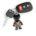 thumbnail image 3 of Astronaut Keychain - Silver-Plated ABS Space Bag Charm Car Pendant, Creative Gift for Men Women, 3 of 6