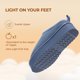 thumbnail image 5 of Pantuflas DREAM PAIRS para mujer en gamuza genuina con plataforma, talla 40, color azul, 5 of 8