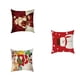 thumbnail image 5 of Billuyoard Funda de almohada navideña, mezcla de fibra de lino, funda decorativa para cojín de coche, cuadrado de Navidad, 45x45cm Decoración del hogar No.07, 5 of 6