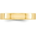 thumbnail image 2 of Avariah Diamonds Solid 10k Yellow Gold 4.2mm Lightweight Flat Wedding Band Size 5 - Ring Size 5.0, 2 of 6