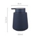 thumbnail image 2 of Dispensador de jabón negro de 12 oz – Dispensador de jabón de manos de cerámica con bomba fácil de apretar, dispensador de jabón líquido recargable para baño, dispensador de jabón para platos para coc, 2 of 5