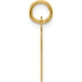 thumbnail image 2 of 14K Yellow Gold Slanted Block Letter N Initial Charm (Width 6) (Length 20) - Jbsp, 2 of 5