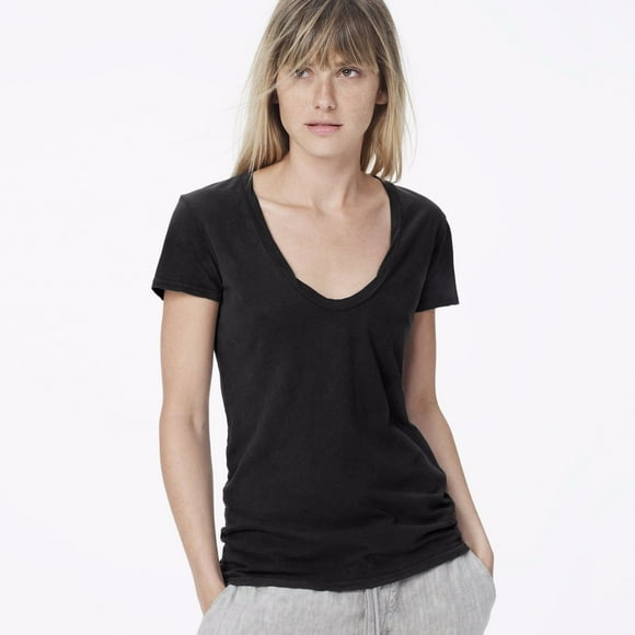$95 JAMES PERSE Standard SLUB Jersey TEE SHIRT Top Black WSVH3182CU ( 3 )