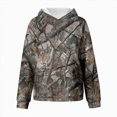 thumbnail image 6 of Staki Girl's Camo Hoodies Long Sleeve Camouflage Print Hooded Sweatshirts Pullover Vintage Tops Streetwear 2-12Y(Dark Gray,11-12 Years), 6 of 6
