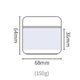 thumbnail image 2 of s recargables de 10 piezas Botella de envases cosméticos vacíos, fácil de llevar para viajar 150g 64x68 cm Yuyangstore Tarros recargables, 2 of 8