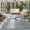 Gray, variant on Rainbow Hot Air Balloon Washable Small Entryway Area Rugs 2'x3', Dreamy Sunset Sky Pink Clouds Washable Throw Rug Non-Slip Sturdy Edge Binding Carpet for Front Door Floor Room Entry