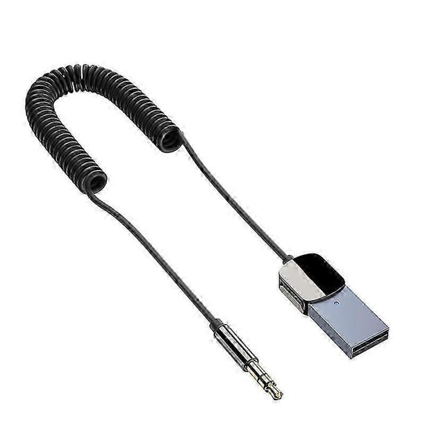 Bluetooth Aux Adapter USB To 3.5Mm Audio Aux Adapter Car Bluetooth Receiver Bluetooth 5.0 HD Call A