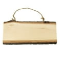 thumbnail image 2 of Wood Slice Hanging Rectangle Sign, Natural, 11-1/2-Inch, 2 of 2