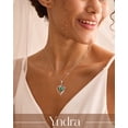thumbnail image 2 of Yndra Heart Necklace for Women,S925 Sterling Silver May Emerald Birthstone Crown Pendant Necklace,Jewelry Gift for Her Wife Mom Girlfriend,Birthday Valentine’s Day Mother’s Day Gift, 2 of 11