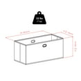 thumbnail image 7 of Winsome Wood Torino 4-PC Storage Set, Tall Shelf & 2 Fabric Baskets, 7 of 7