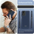 thumbnail image 4 of TUDIA MergeGrip Motorola Moto E14 / G04 / G24 / G04s Case Drop Tested - Indigo Blue, 4 of 7