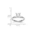 thumbnail image 4 of 1.25 Carat (Ctw VS2, D-E-F) GCAL Certified Princess-Cut Lab-Grown Diamond Engagement Ring 14K White Gold for Women, 4 of 6
