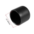 thumbnail image 3 of 25pcs 23mm Round Black Vinyl End Cap Screw Thread Protectors Rubber Cover Caps, 3 of 3