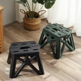 thumbnail image 4 of Sturdy Outdoor Folding Stool: Lightweight, High Load Capacity & Versatile Use! Black, 4 of 10