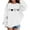 C White, variant on Girls Sweatshirts Valentine's Day Kids Long Sleeve Crew Neck Pullover Letter Print Drop Shoulder Black 3 Years-4 Years