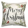 thumbnail image 2 of Creative Products Merry Christmas Cardinals 16 x 16 Spun Poly Pillow, 2 of 3