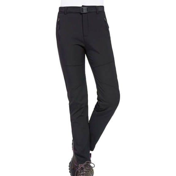 Hauaitttt Women ‘sOutdoor Sports Pants Slim and Thick Autumn and Winter Large Size Windproof Soft Ski Mountaineering Pants Ladies Insulated Underwear Ski Long Underwear Men Thermal Underwear Bottoms