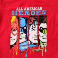 thumbnail image 2 of Toddler Boys Red Justice League Short Sleeve Tee T-Shirt Size 3T, 2 of 2