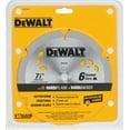 thumbnail image 2 of Hardiplank Circular Saw Blade, 7-1/4" D x 0.063" T, 6 Teeth, 5/8" Arbor Dewalt, 2 of 4