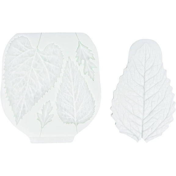 O'Creme Silicone Fondant Mold Set, Daisy Leaves