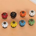 thumbnail image 3 of 8pcs Pumpkin Ceramic Handles 38mm Drawer Knobs Cupboard Door Handles Single Hole Cabinet Handles, 3 of 5