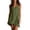 Olive Green, variant on SAWOBUUN Womens Fringe Mini Dress Sleeveless V Neck Adjustable Spaghetti Strap Tank Dress Summer Beach Vacation Sundress