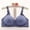 5-Blue, variant on YWDJ Bras for Women Plus Size Push up Bras Wireless Sleep Bras Adjustable Straps Half Cup Wrap Comfy Bras Padded Comfy Bras Lounge Bras Purple 2XL