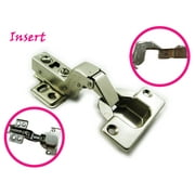 Dia 1.6"/40mm European Style Insert Hydraulic Soft-close Hinge for wooden cabinet door
