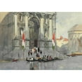 thumbnail image 2 of Hercules Brabazon Brabazon 24x18 Black Ornate Framed Double Matted Museum Art Print Titled: Santa Maria Della Salute, Venice, 2 of 5