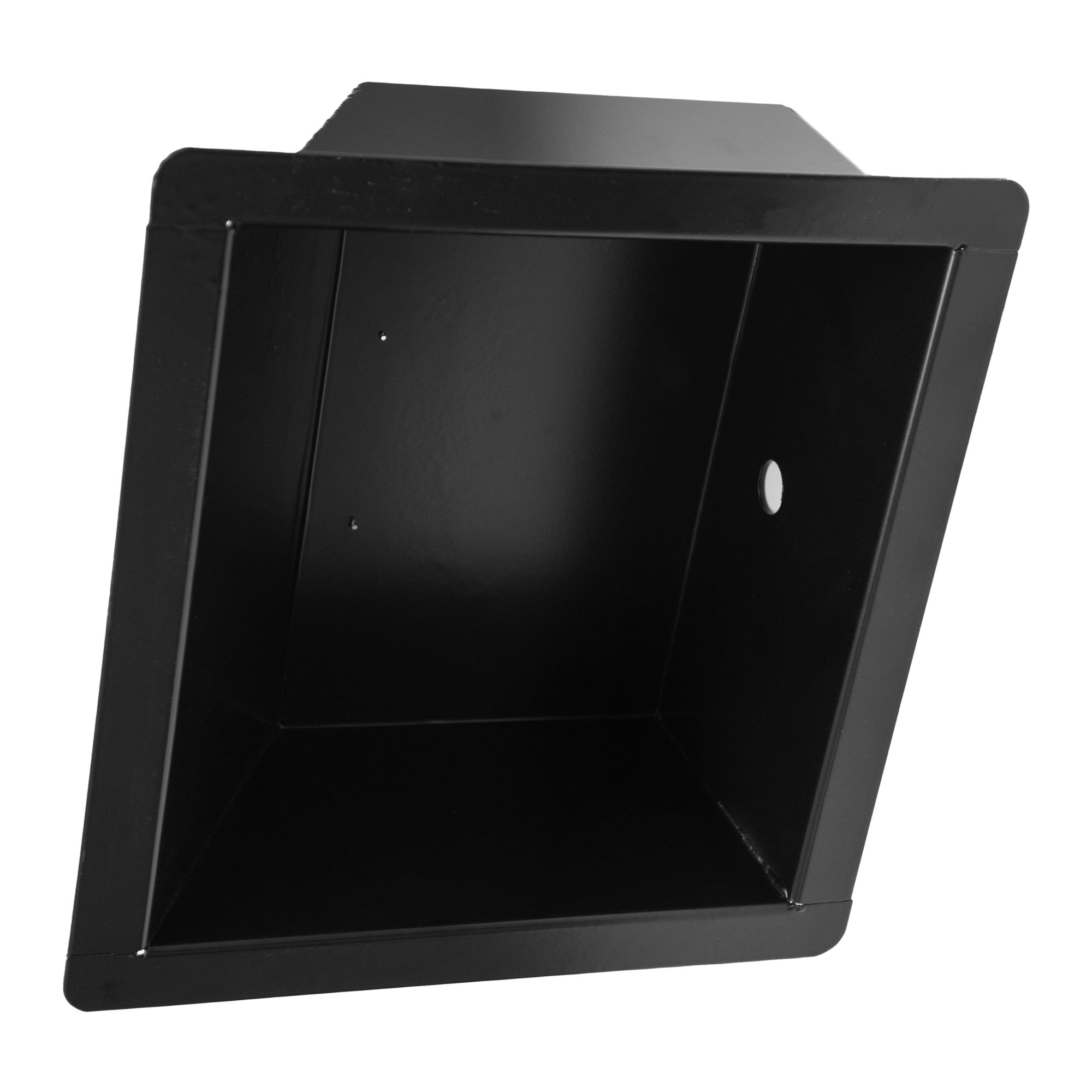 Extreme Max 5001.6669 Aluminum Flush-Mount Recessed Light Bucket - Black