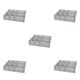 thumbnail image 1 of Wosthever Separadores de cajones de amplia aplicación, cajones de cocina, dormitorio, baño y oficina, hechos con poliestireno, gris serenidad, Type2 NO2, 1 of 6