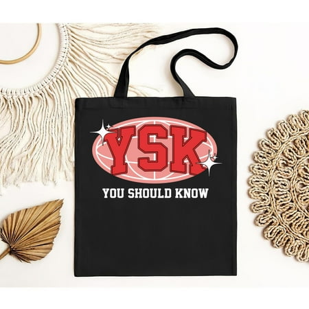 vintage You Should Know Podcast Classic Black 2024 Men Tote Bag Women Tote Bag-TH21954