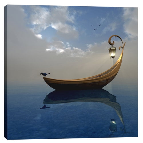 Cortesi Home 'Narcissism' by Cynthia Decker, Canvas Wall Art, 40" x 40"