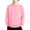 BT20_Pink, variant on Lumtrix Girls Long Sleeve Sweatshirts Cute Crewneck Oversized Pullover Casual Solid Color Tops Navy 120