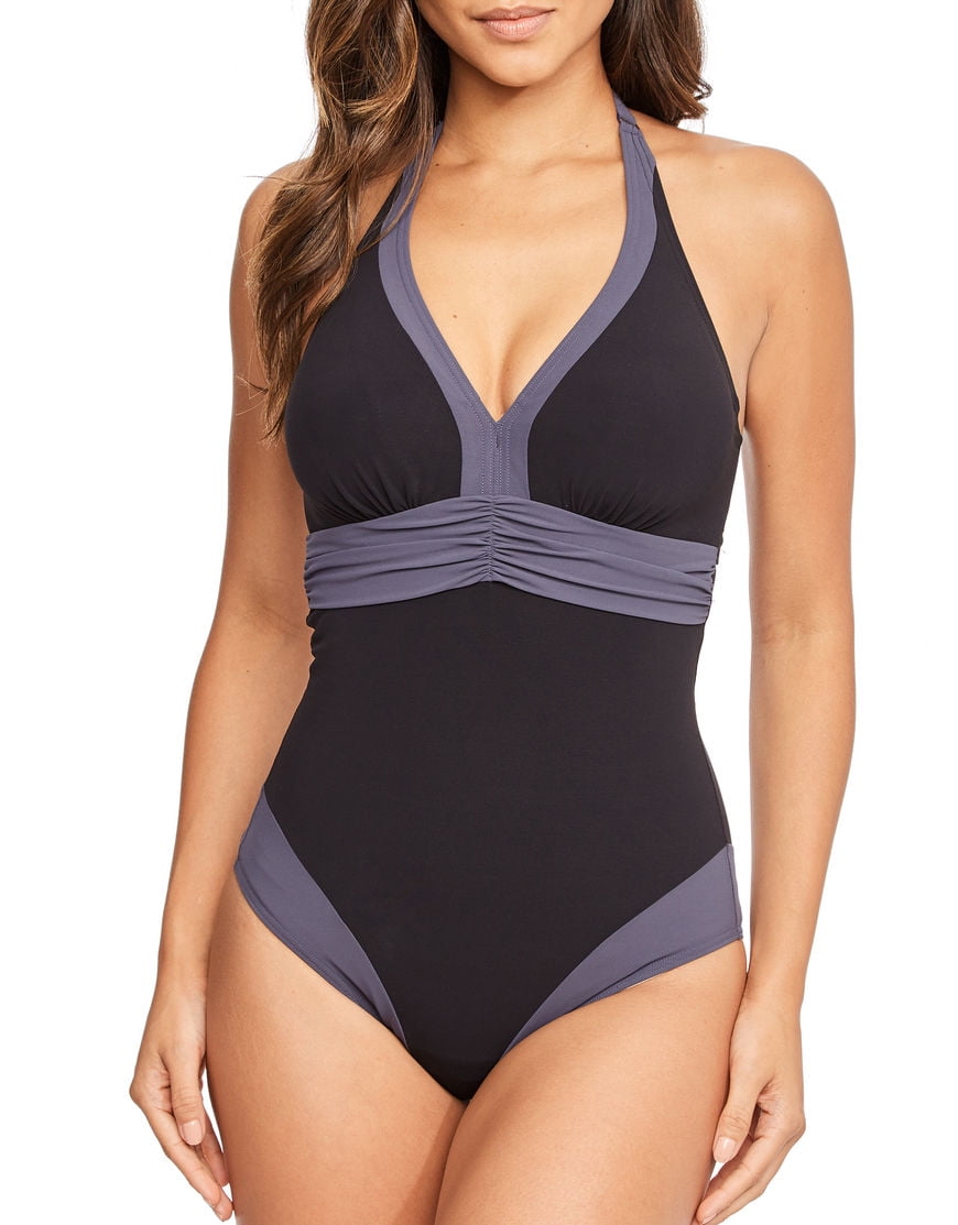 figleaves colour block swimsuit