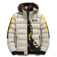 thumbnail image 4 of Outdoor Winter Reversible Mens Coat Thickened Jacket Removable Hood Casual Coat, 4 of 5