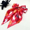 thumbnail image 5 of Multicolor Big Bow Long Tail Hairs Halloween Hair Bow Hair Clip Halloween Nylon,Spandex Big Ribbon Bow Hair Clips for Girls, Oversized Long Tail Hair Barrettes Cute Hair Accessories One Size, 5 of 8