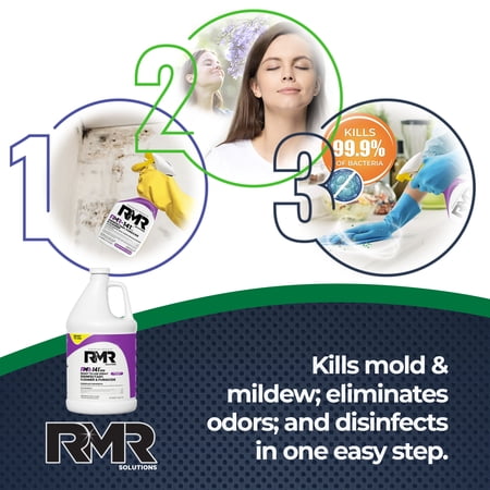 RMR BRANDS RMR-141 DISINFECTANT SPRAY CLEANER, KILL MOLD, BACTERIA, & VIRUSES, 1 GALLON