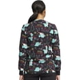 thumbnail image 3 of Dickies EDS Warm Up Scrubs Jacket For Women Snap Front DK309, M, Merry Rex-mas, 3 of 7