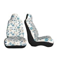 thumbnail image 3 of Salouo Rose Flowers Pattern Car Seat Covers,Universal Car Seat Protectors Easy to Install Car Cover Car Accessories Auto/rucks/Van/SUV-2 PCS, 3 of 9
