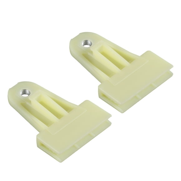 Unique Bargains 2 Pcs Window Door Glass Channel Retainer Clip 2.52'x1.81'x0.39' Universal for Car Truck Van Yellow