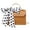 Brown, variant on Modstep Polka Dot Ribbon Crossbody Purse for Women Leather Shoulder Bags Top Handle Button Tote Students Clutch Handbag Brown