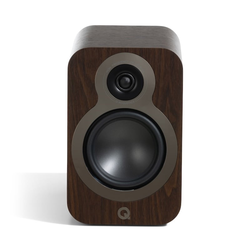 Q Acoustics 3010c Bookshelf Speakers – Claro Walnut (Pair)