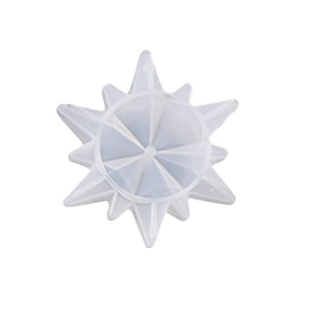 

Yedhsi DIY Crystal Drop Mold Transparent Snowflake Pendant Jewelry Silicone Mold Baking Molds