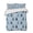 Light blue, variant on Quilts Twin Size Bedding Set, Christmas Trees Lightweight Quilted Comforter, Xmas Trees Polka Dots Plaid Blue Black Soft Reversible Bedspread Coverlet with Pillow Covers for All Season, 68" x 86"