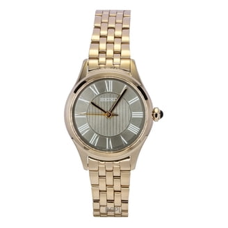 Seiko Lassale Women's Watch - 23k Gold, Sapphire Crystal, Emerald